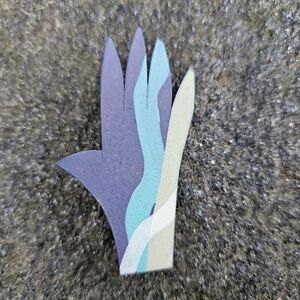 Ivan Barnett "Helping Hands" pin/ brooch 1988. Vintage and signed.